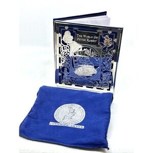 The World Of Peter Rabbit by Beatrix Potter Fine Silver Plated Photo Album
